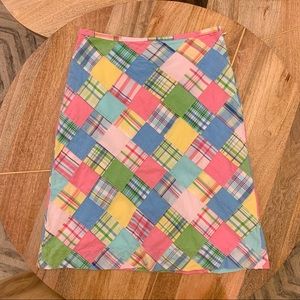 VINTAGE Brooks Brothers Women’s Patchwork Skirt